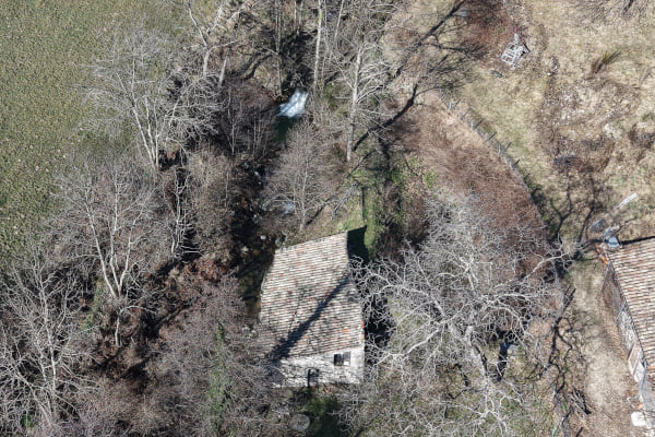 Vue du moulin de Palhiaire